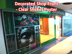 Clear Sticker Poster 03