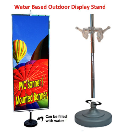 Water Base Outdoor Banner Stand Water Base Outdoor Banner Stand